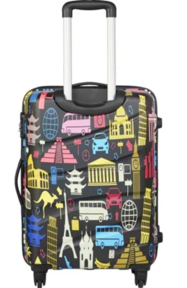 Tas troli dengan desain warna-warni